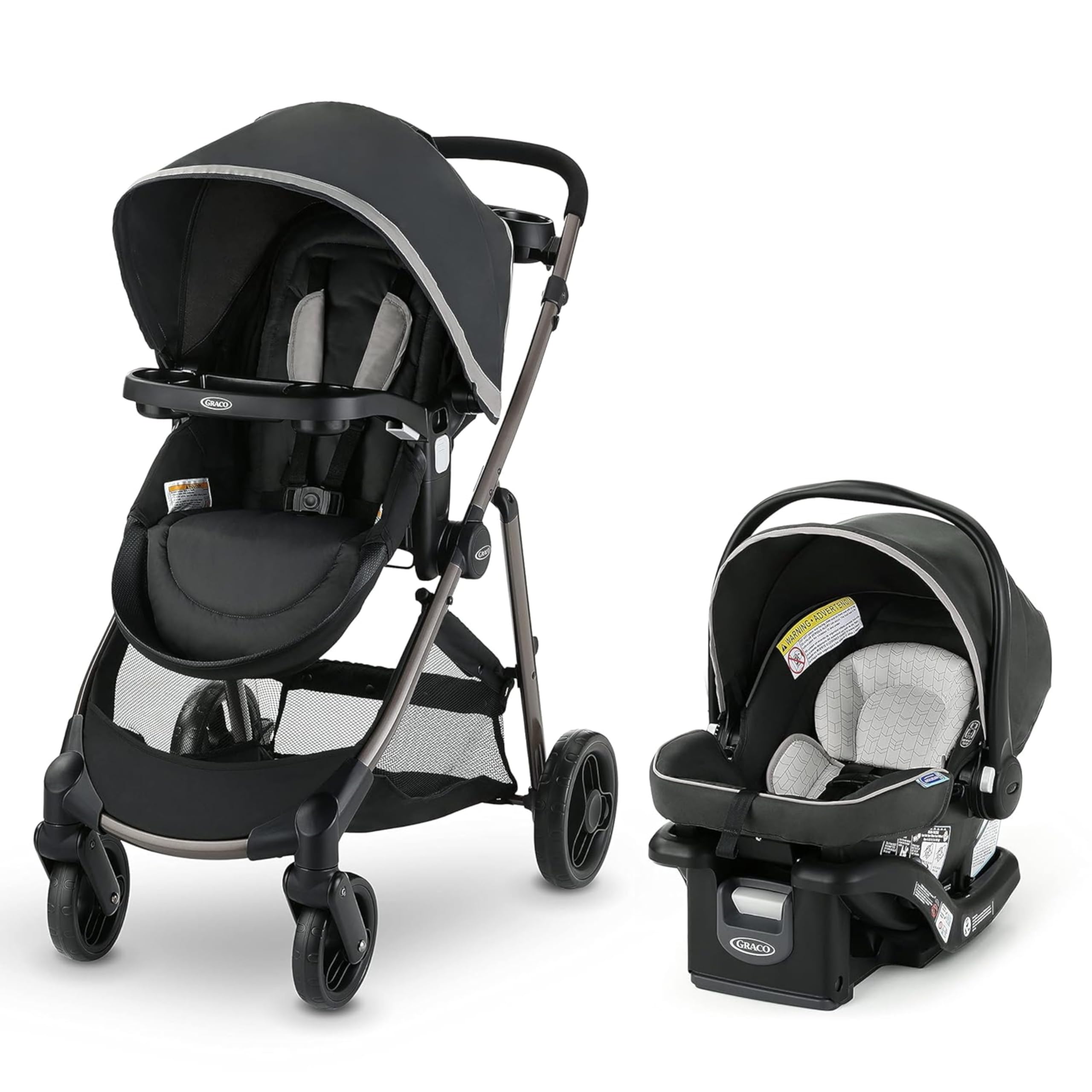 Graco Modes Element Travel System - Lightweight Stroller & Infant Car Seat Combo for Newborns to Toddlers | Perfect for Shopping, Travel & Daily Outings