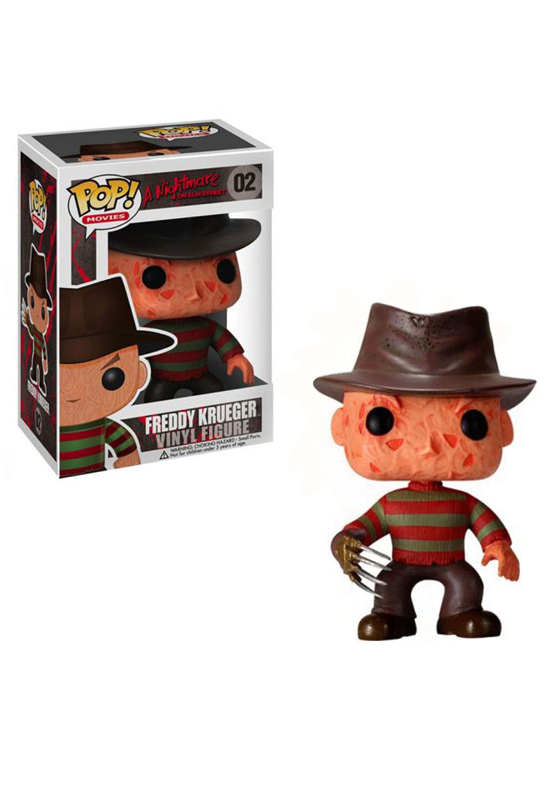 POP Freddy Krueger Vinyl Figure - Nightmare on Elm Street Collectible - Horror Movie Merchandise for Display & Gifting