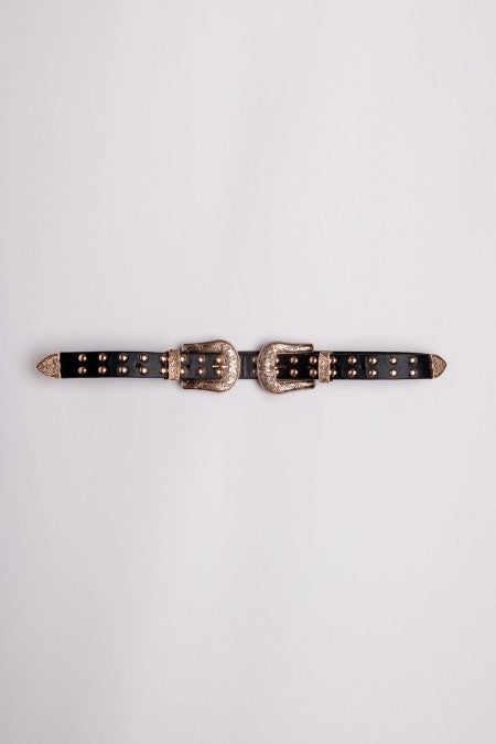 Premium ARUBA BELT for Men - Stylish Black & Gold Design - Perfect for Casual, Business & Formal Wear