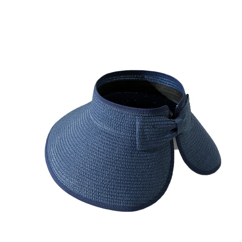 Stylish Summer Women's Sun Hat - Wide Brim Straw Beach Hat with Bow, Foldable & UV Protection for Outdoor, Travel, and Beach Vacations