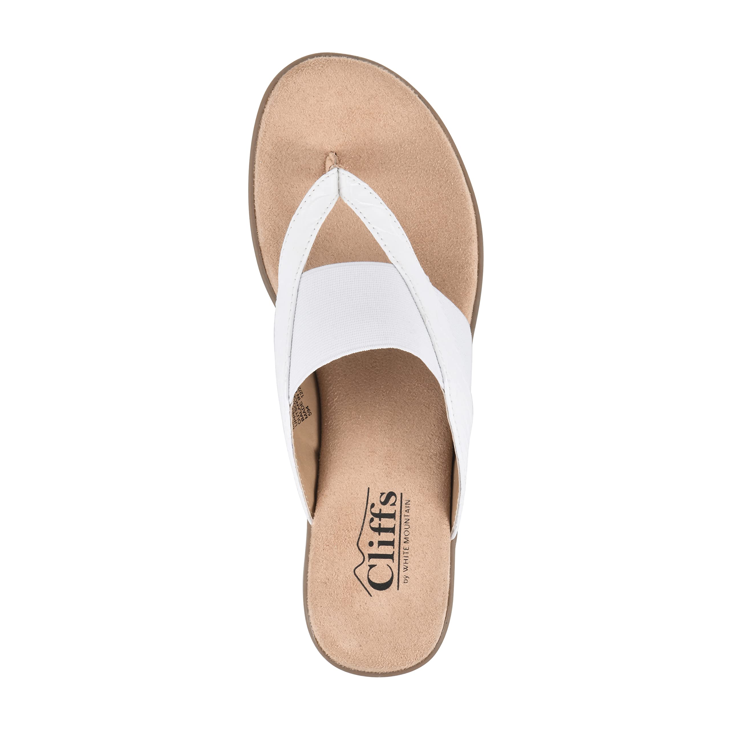 White Mountain Bumble Women's Thong Sandals for Beach & Summer