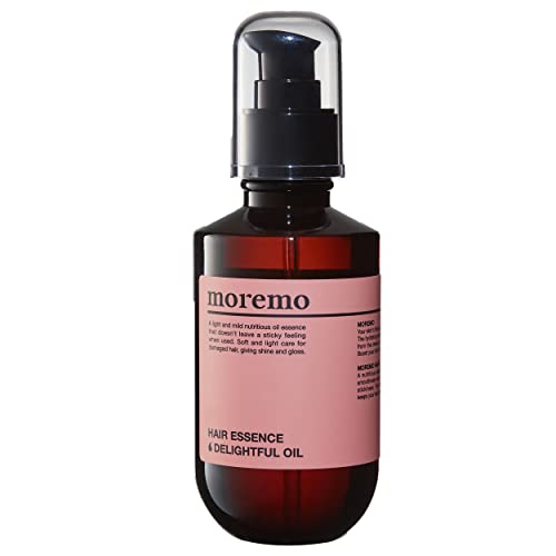 MOREMO Hair Essence Delightful Oil 150ml - Miracle Hair Treatment for Dry, Damaged Hair - Nourishing & Repairing Hair Oil with Argan & Jojoba Oils - Perfect for Daily Hair Care & Styling