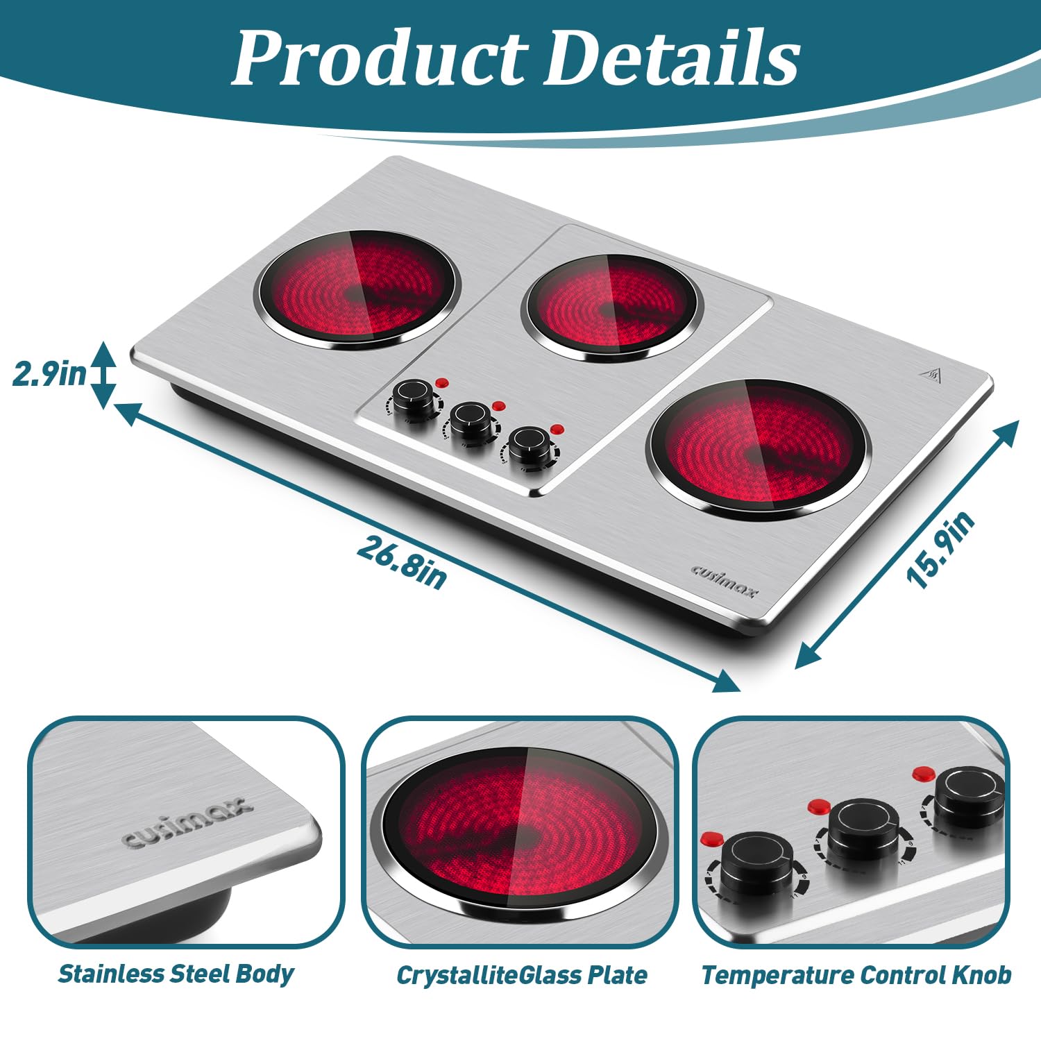 Cusimax Electric Hot Plate - 7