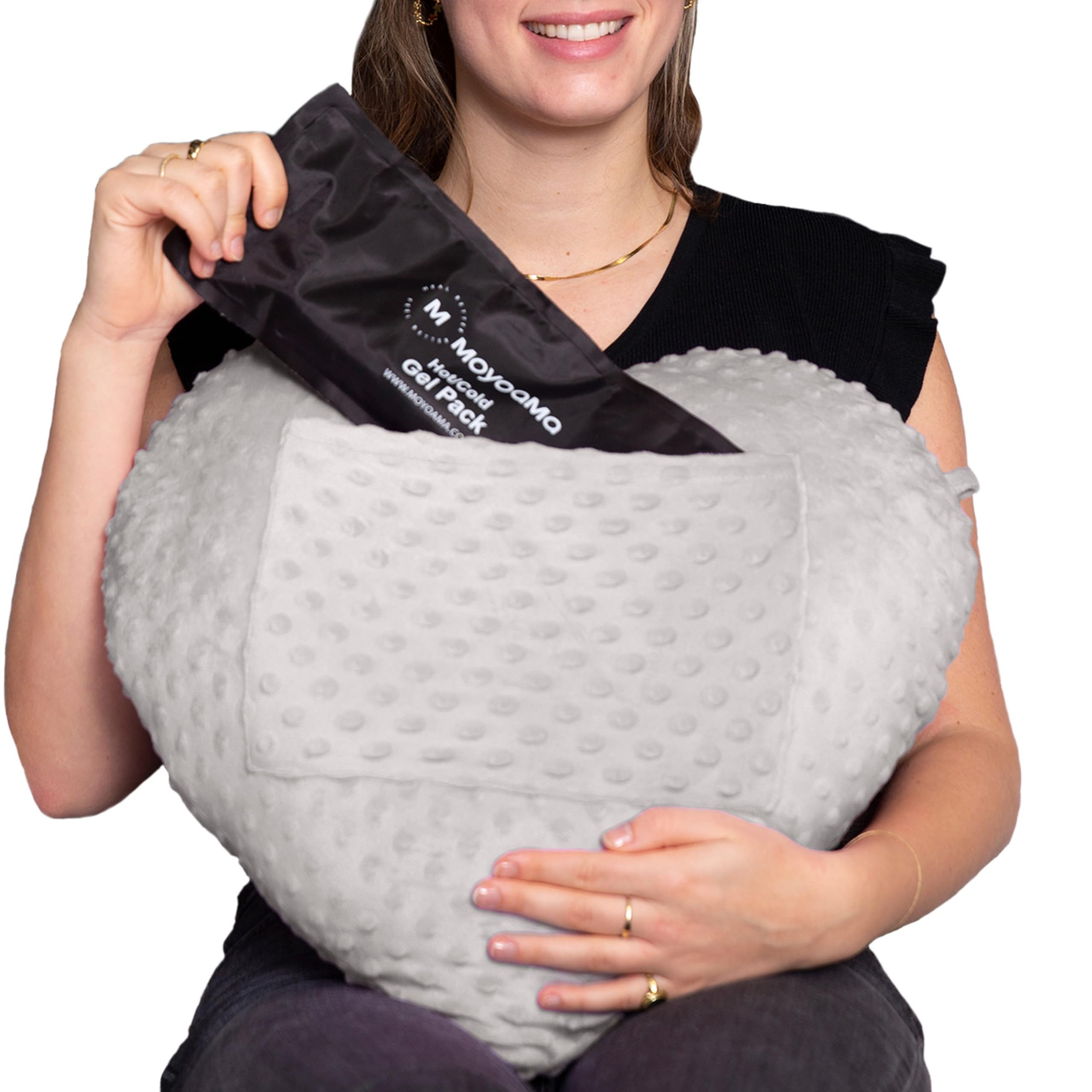 MOYOAMA Open Heart Surgery Recovery Pillow - Post-Surgery Chest Support Pillow for Cardiac Patients, Comfort Gifts for Heart Bypass & Valve Replacement Recovery - Perfect for Coughing, Sneezing & Car Ride Protection