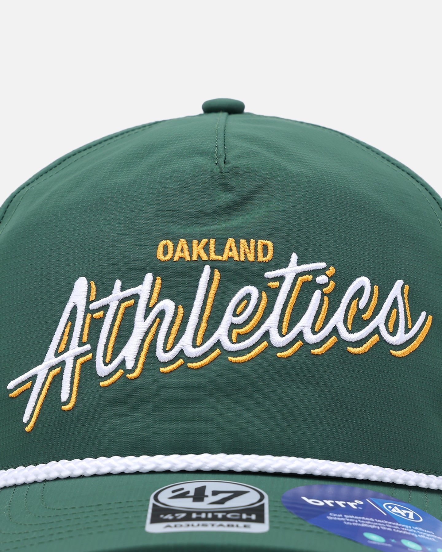 47 Brand Oakland Athletics Brrr° Fairway '47 Hitch Snapback Cap - Dark Green Adjustable Baseball Hat for Men & Women - Perfect for Sports Fans, Casual Wear & Outdoor Activities