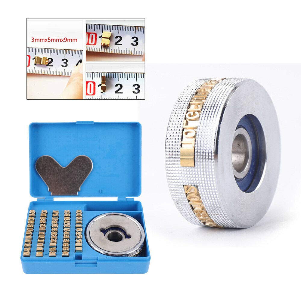 104PCS Character Letters & Numbers Printing Wheel for FR-900 FR-770 Band Sealer - Continuous Sealing Machine Accessories - Perfect for Food Packaging & Industrial Sealing Operations