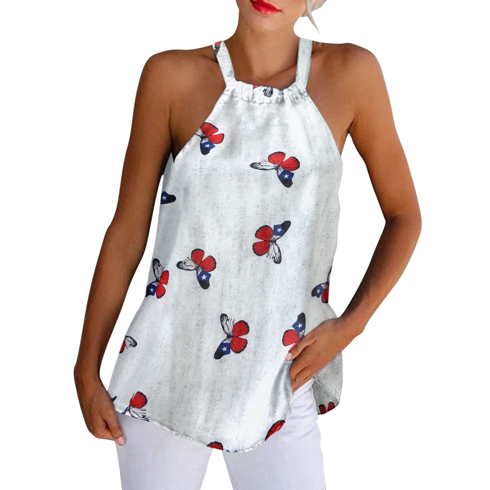 Trendy Women's Summer Tank Tops - Solid Color Camisole Tops, Casual & Elegant Sleeveless Blouse for Beach, Yoga, Party & Everyday Wear