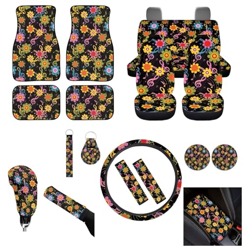 Music Note Hippie Flower