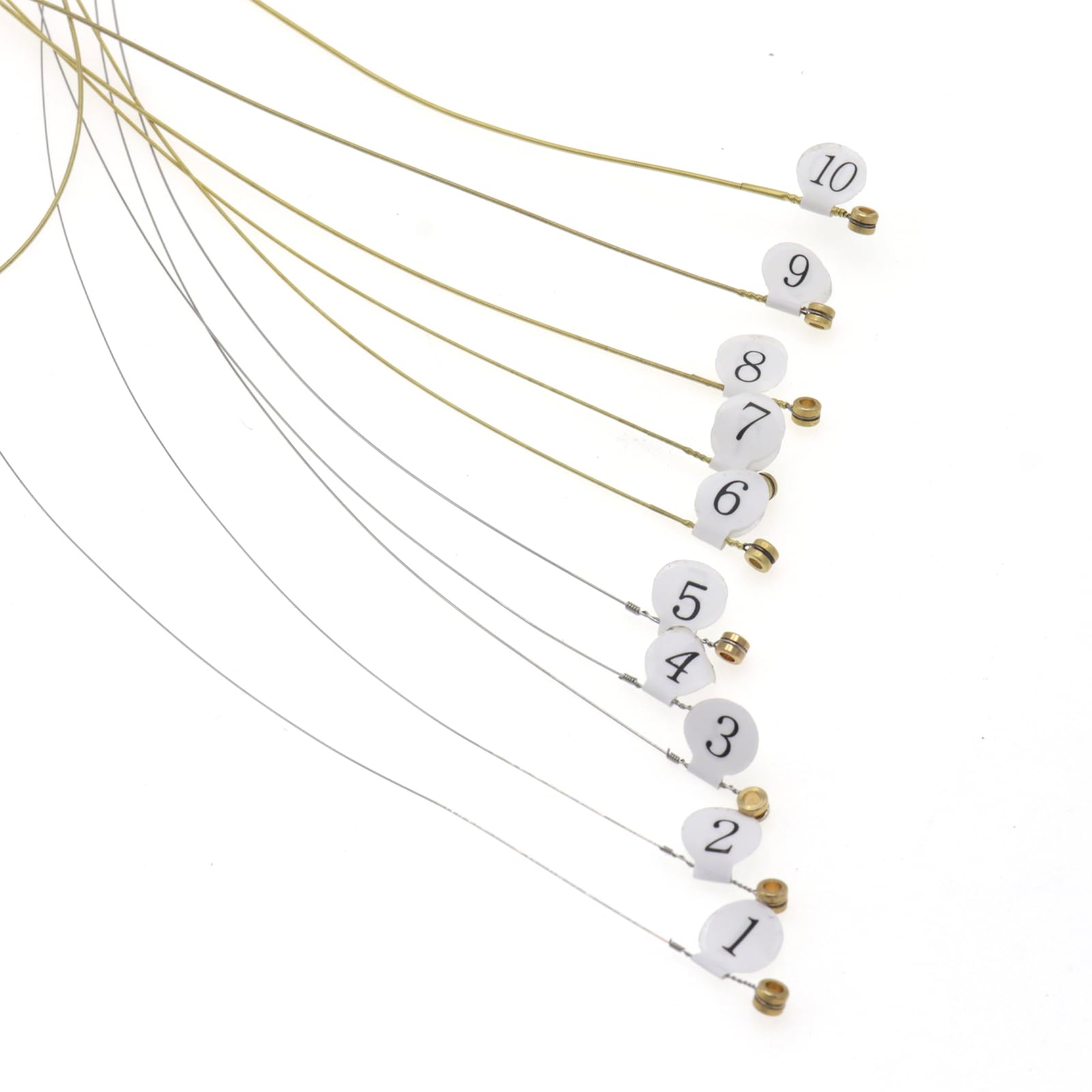 Premium 10-String Metal Lyre Harp Replacement Strings - High-Quality Musical Instrument Accessories for Professional & Beginner Harp Players - Perfect for Performances, Practice & Studio Recording