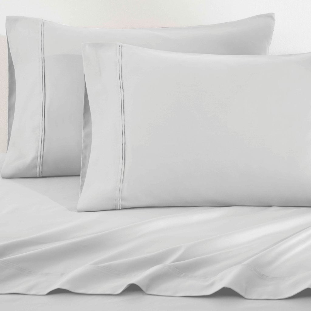 Luxury 1200 Thread Count Egyptian Cotton Deep Pocket Bed Sheet Set - Queen Size, Soft & Breathable for Ultimate Comfort - Perfect for Master Bedroom, Guest Room & Hotel Use