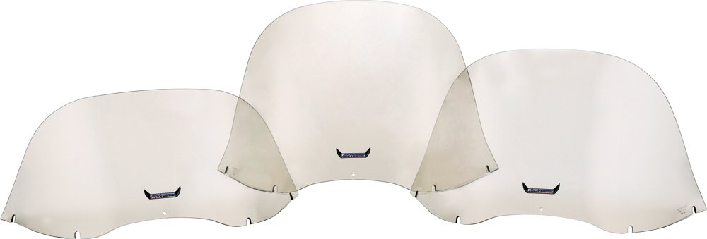 Slip Streamer Replacement Custom Windshield S-137-12 - Universal Fit for Motorcycles & Cruisers - Durable Acrylic Windshield for Enhanced Riding Comfort