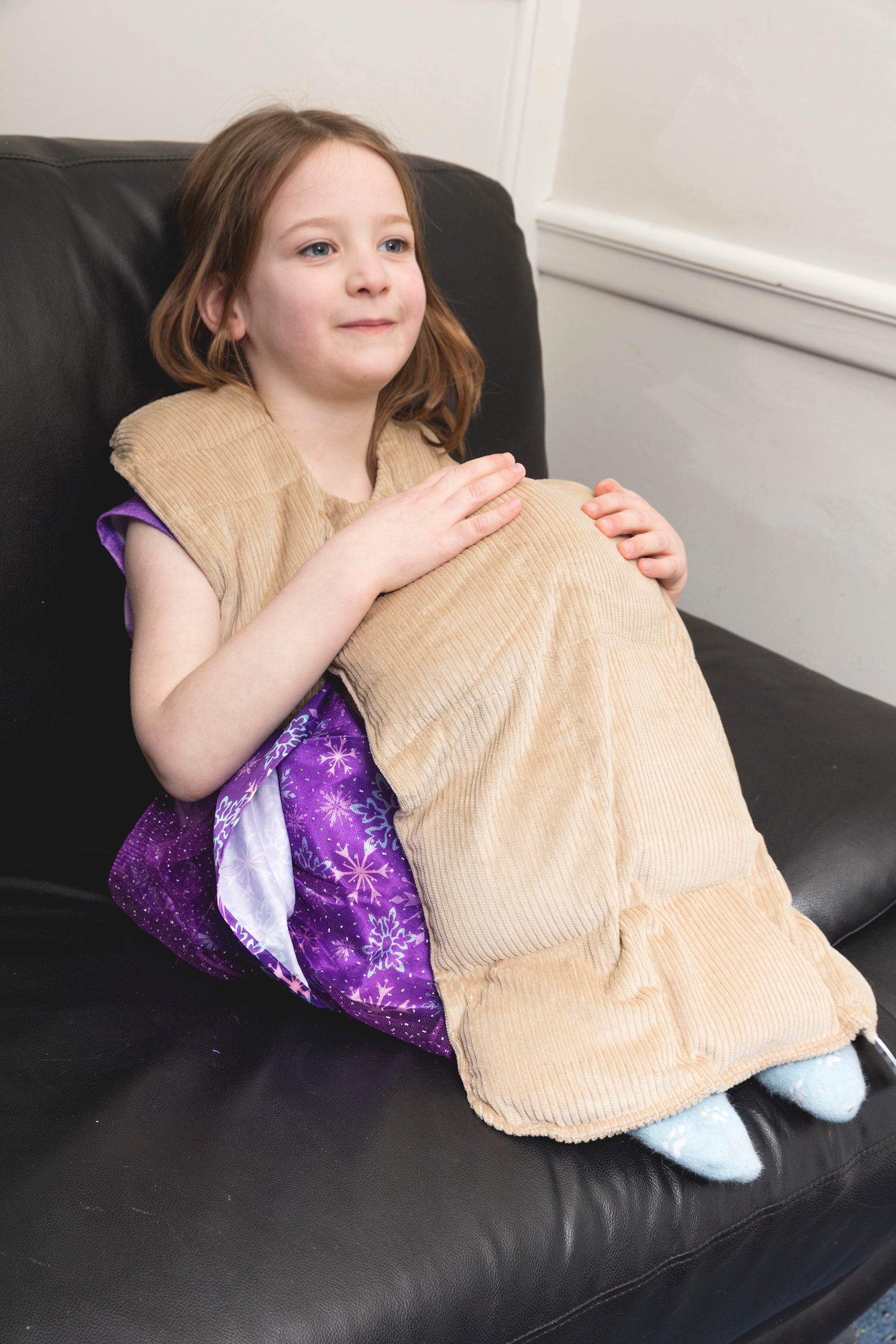 Relaxer™ Travel Sized Weighted Blanket for Adults & Kids - Portable Anxiety Relief & Better Sleep - Perfect for Airplanes, Camping & Stress Relief
