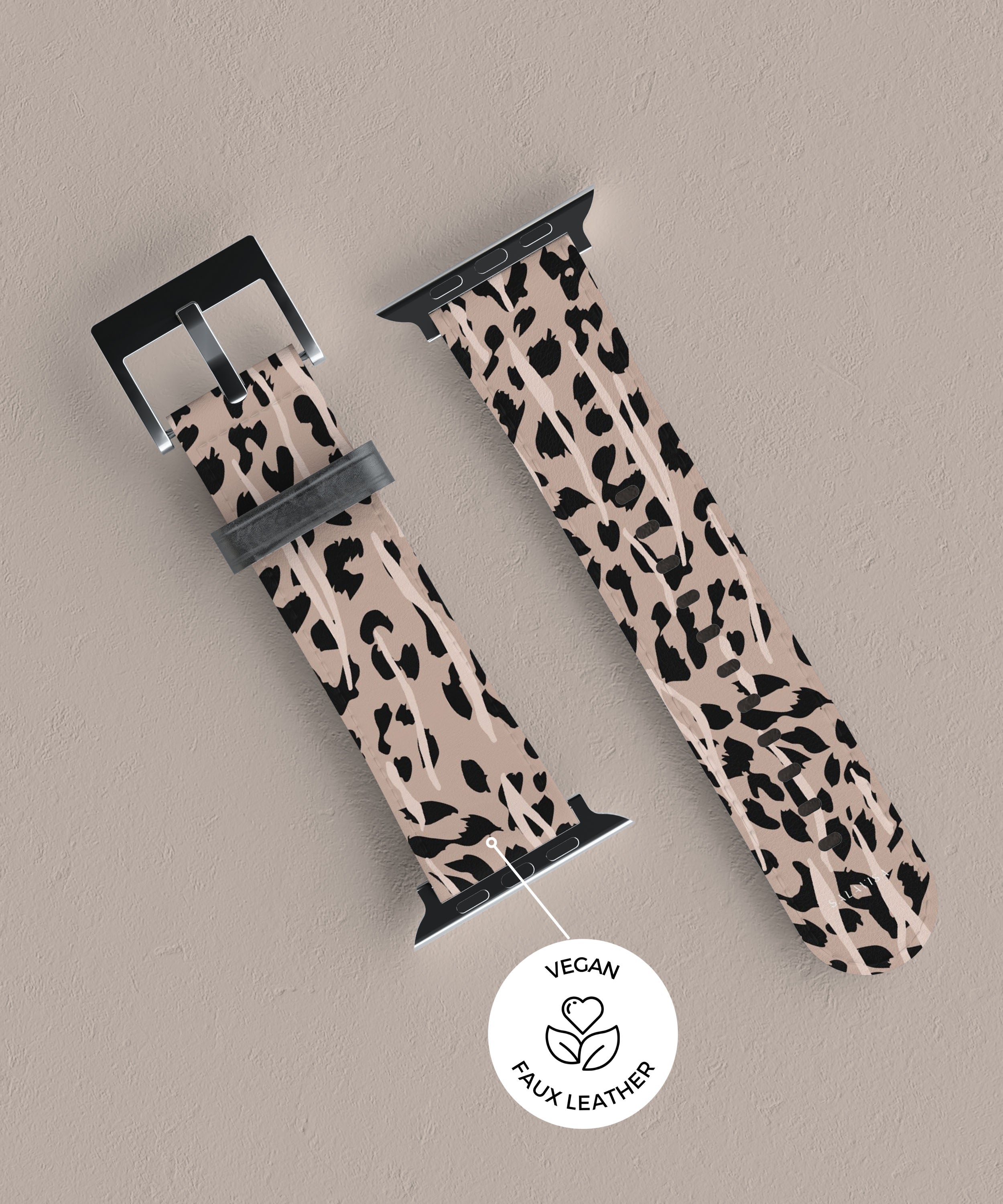 Leopard Print Apple Watch Band - Stylish & Durable Replacement Strap for Apple Watch Series 1-9 - Perfect for Workouts, Fashion & Everyday Wear