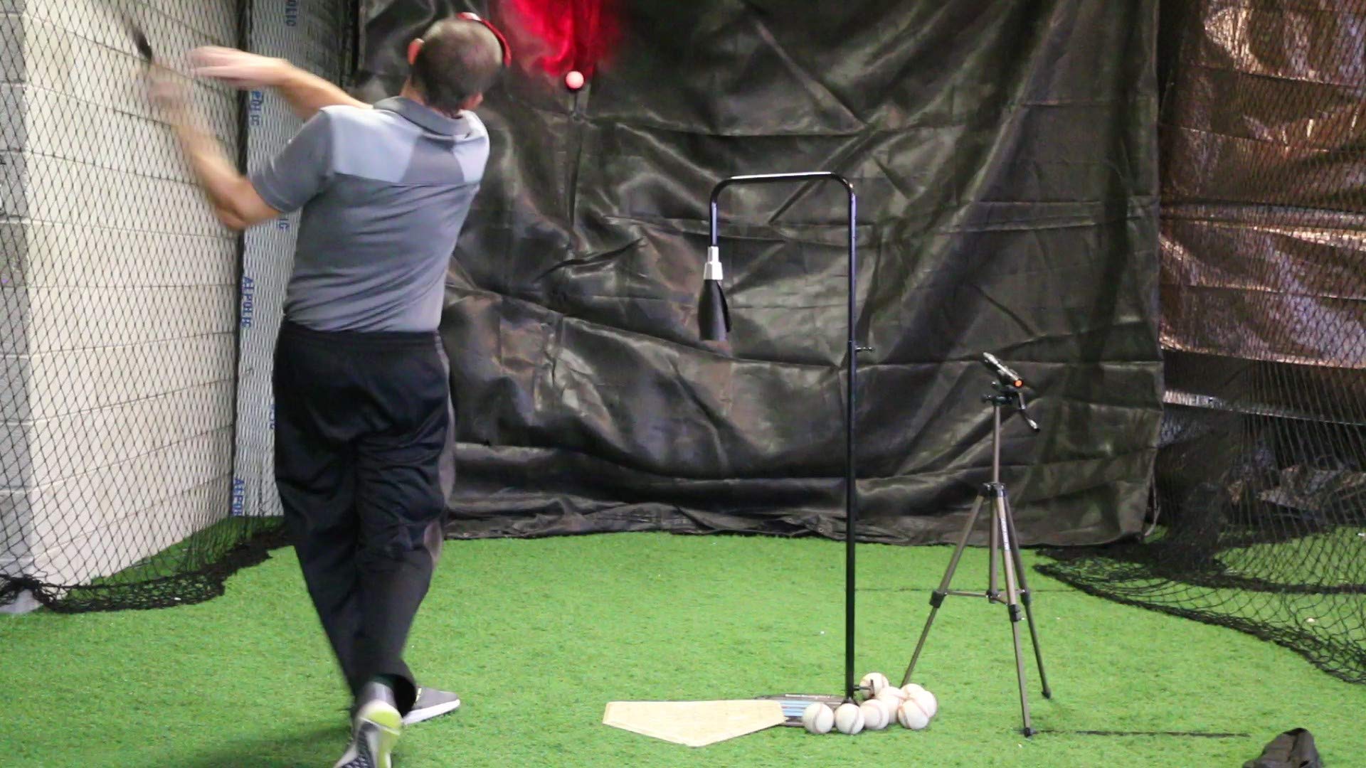 Launch Angle Pro Baseball Swing Trainer - Improve Batting for More Doubles, Triples & Home Runs | Perfect for Baseball Practice & Batting Cage Training