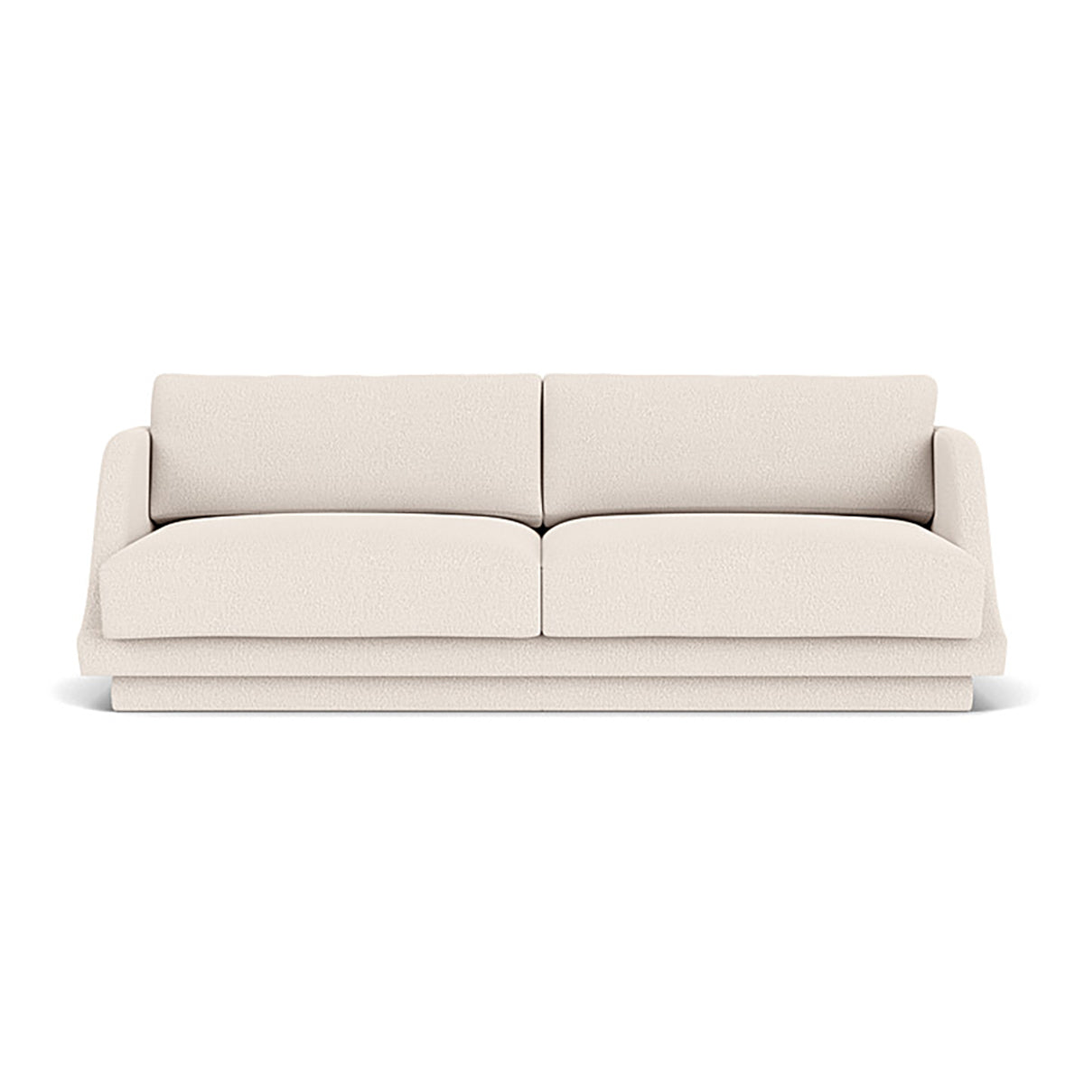 Emma Boucle 3 Seater Sofa - Modern Upholstered Living Room Couch with Soft Fabric for Home, Office, and Lounge Comfort - Perfect for Small Spaces and Cozy Gatherings