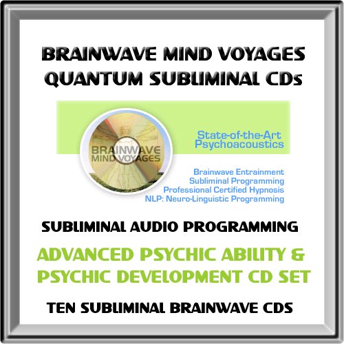 BMV Quantum Subliminal 10 CD Set for Psychic Development - Enhance Paranormal Abilities, Astral Travel & Supernatural Powers with Brainwave Entrainment & NLP Technology | Includes Psychic Training, Lucid Dreaming, Remote Viewing, Telepathy & ESP Development | Perfect for Meditation, Spiritual Growth & Exploring Consciousness