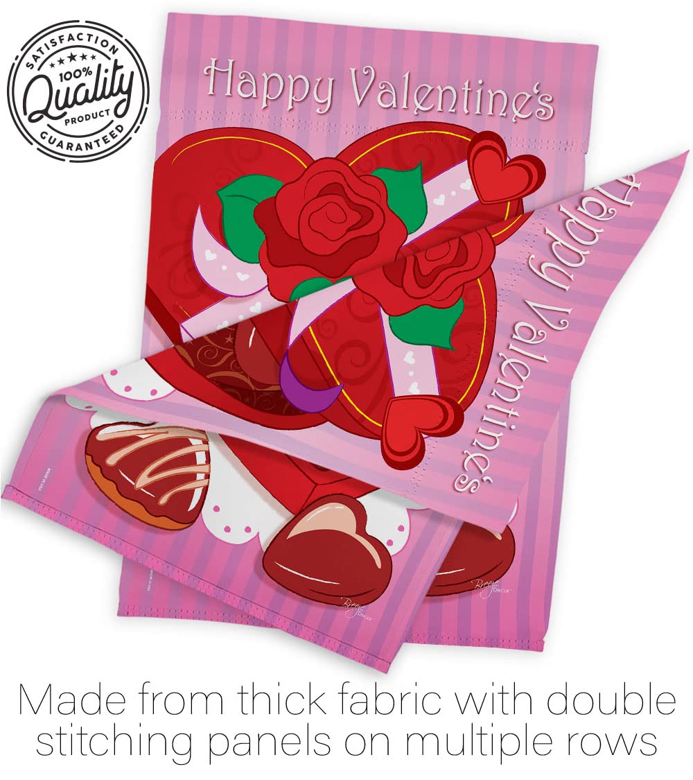 Breeze Decor Spring Valentines House Flag Set - 28