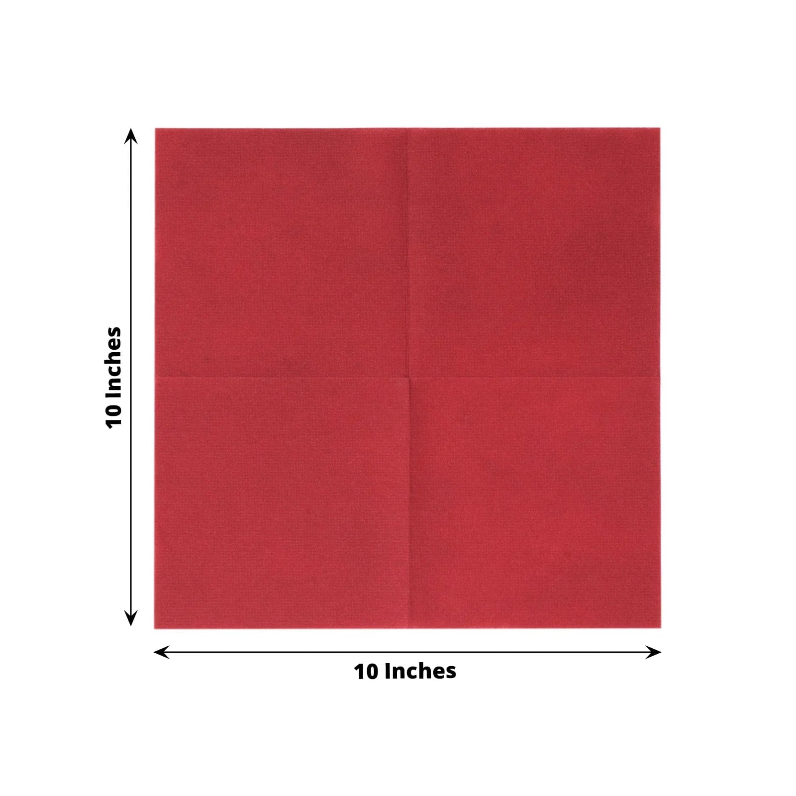 Premium 20-Pack 10x10 Inch White Airlaid Paper Cocktail Napkins - Soft, Absorbent & Disposable for Parties, Weddings & Events