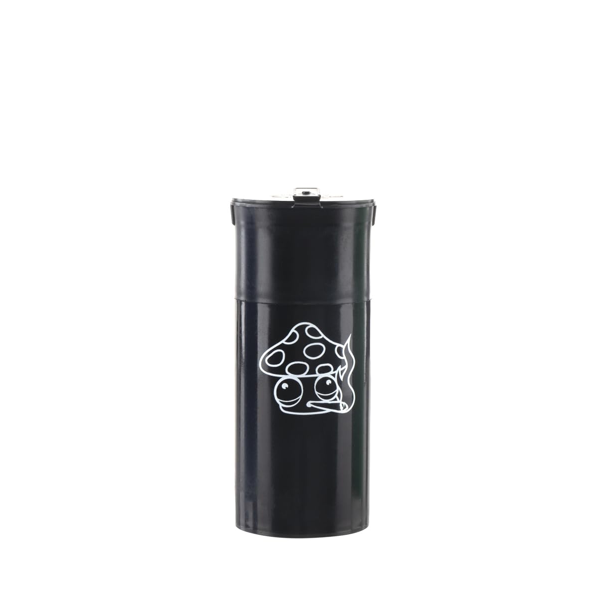 EZ SPLITZ 2-in-1 Herb Grinder & Storage Container - Extra Large Capacity for Herbs & Spices - Pop Art Edition (Black) - Perfect for Kitchen, Travel & Outdoor Activities