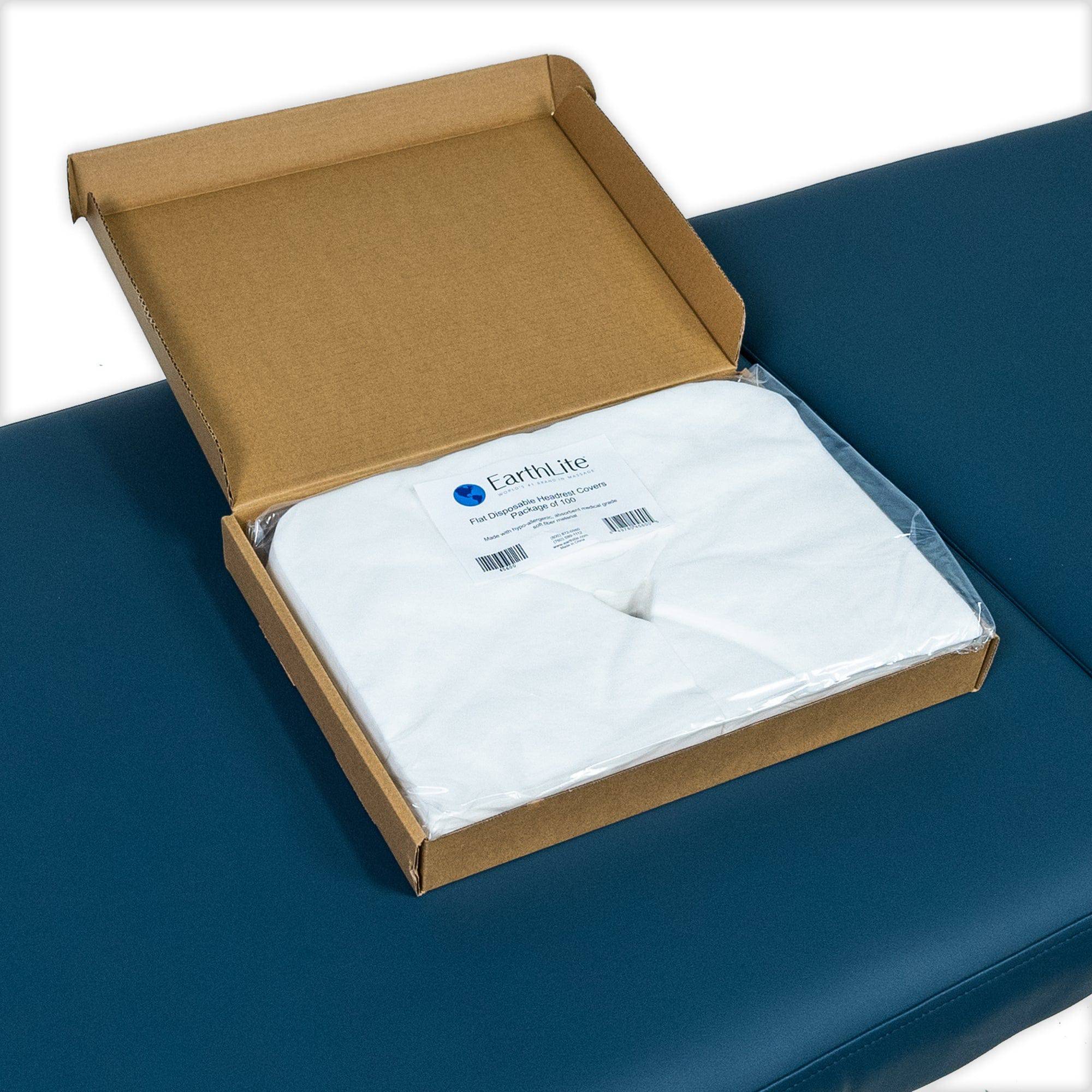 Disposable Flat Face Pillow Covers - Soft & Hygienic for Travel, Spa, and Home Use