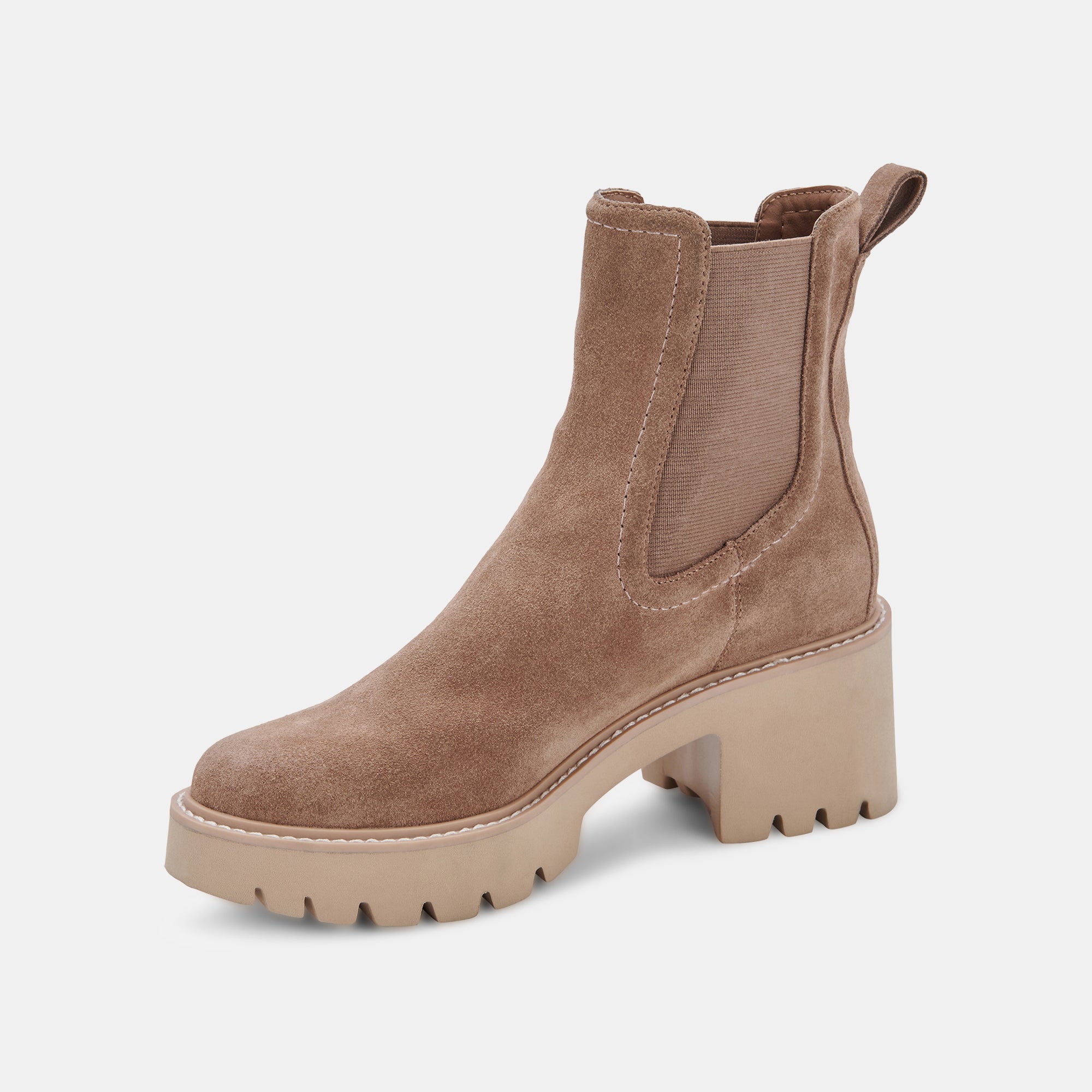 HAWK H20 WIDE BOOTIES - Waterproof Mushroom Suede Booties for Women - Perfect for Hiking, Outdoor Adventures & Winter Fashion