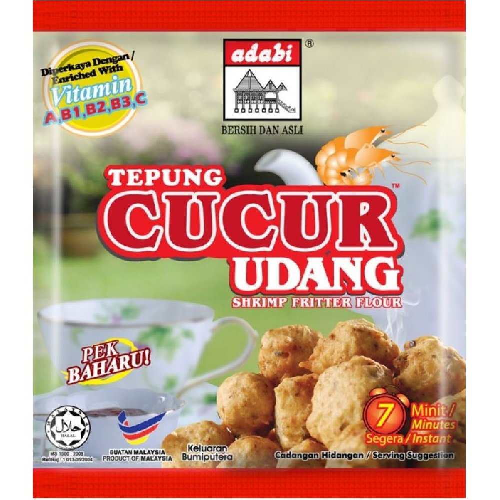Adabi Tempura Shrimp Fritter Flour Mix 200g (9 Pack) - Perfect for Japanese Cuisine, Home Cooking & Restaurant Use