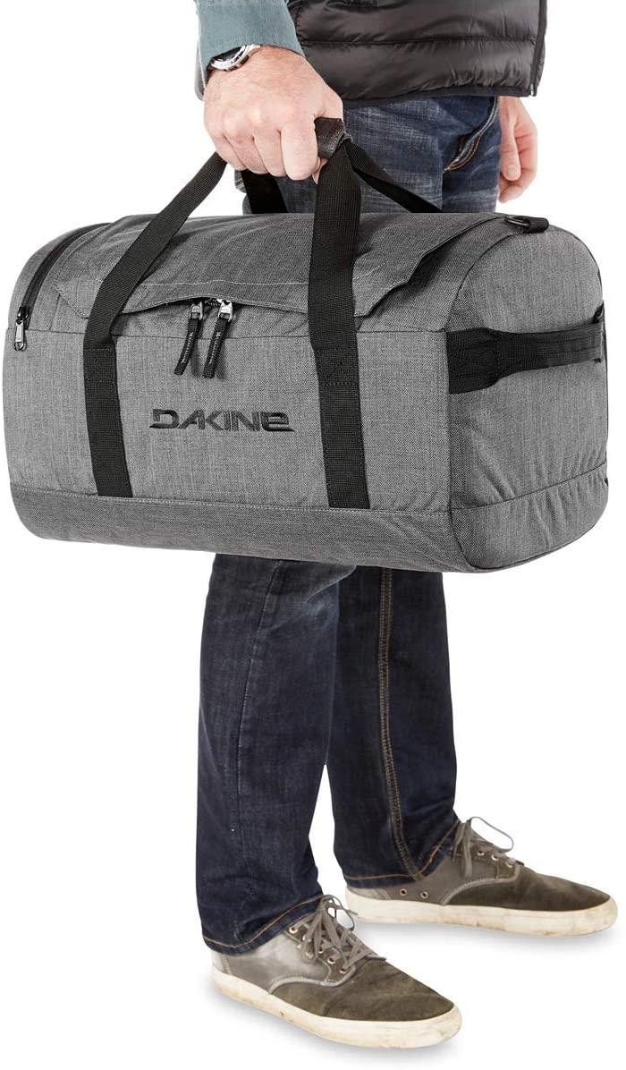 Dakine EQ Duffle 35L Travel Bag - Black - Perfect for Gym, Sports & Weekend Getaways