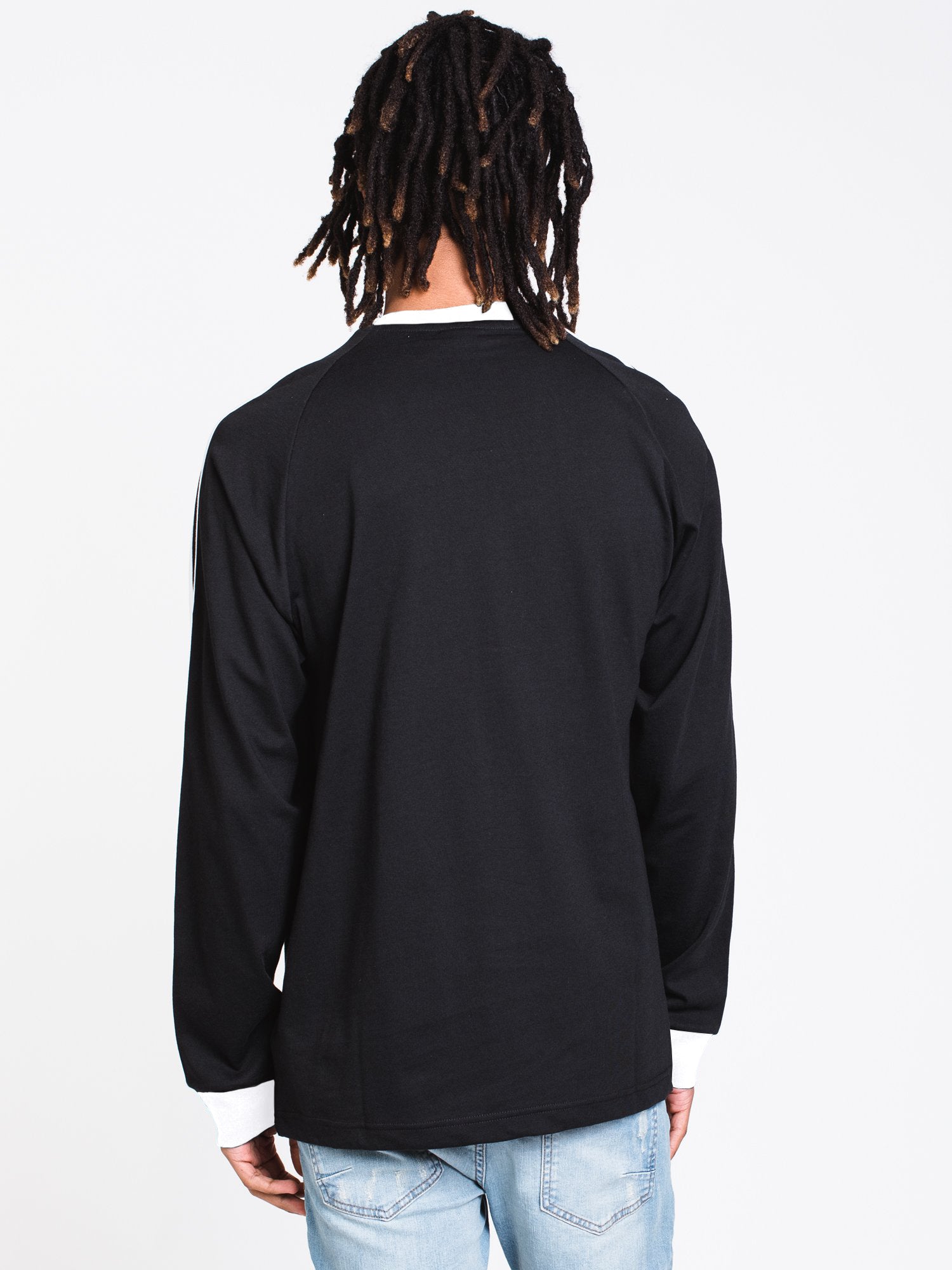 Adidas 3 Stripe Long Sleeve T-Shirt for Men & Women - Athletic Casual Wear for Running, Gym & Everyday Comfort