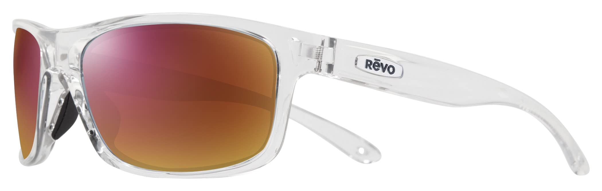 Revo Polarized Sunglasses - Sport Wrap Frame Rectangle Sunglasses for Running, Cycling & Outdoor Activities