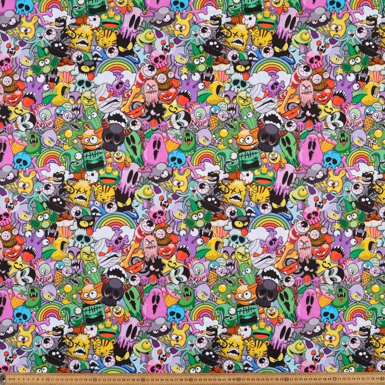 Lil Monster Bandana - Cute Pet Dog Bandanas for Small & Medium Dogs - Perfect for Halloween, Costume Parties & Daily Fashion Accessories