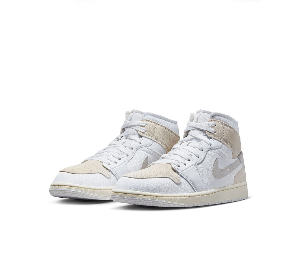AIR JORDAN 1 MID SE CRAFT Sneakers - Men's Basketball Shoes for Casual Wear & Street Style - Perfect for Sports, Gym, and Everyday Fashion