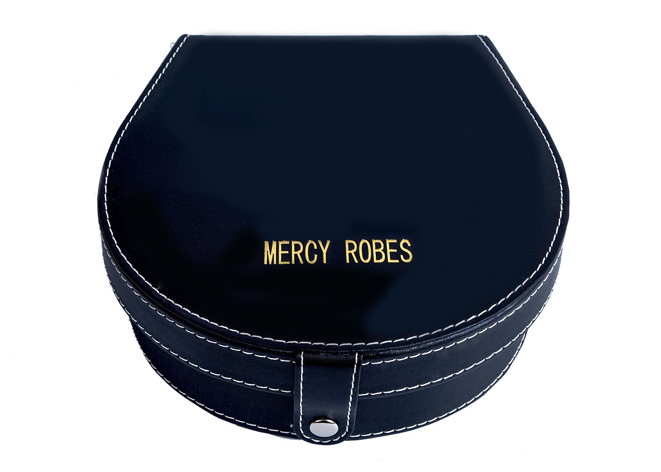 Premium Leather Clergy Collar Box - Durable & Elegant Storage for Church Robes & Vestments - Perfect for Pastors, Priests & Ministers