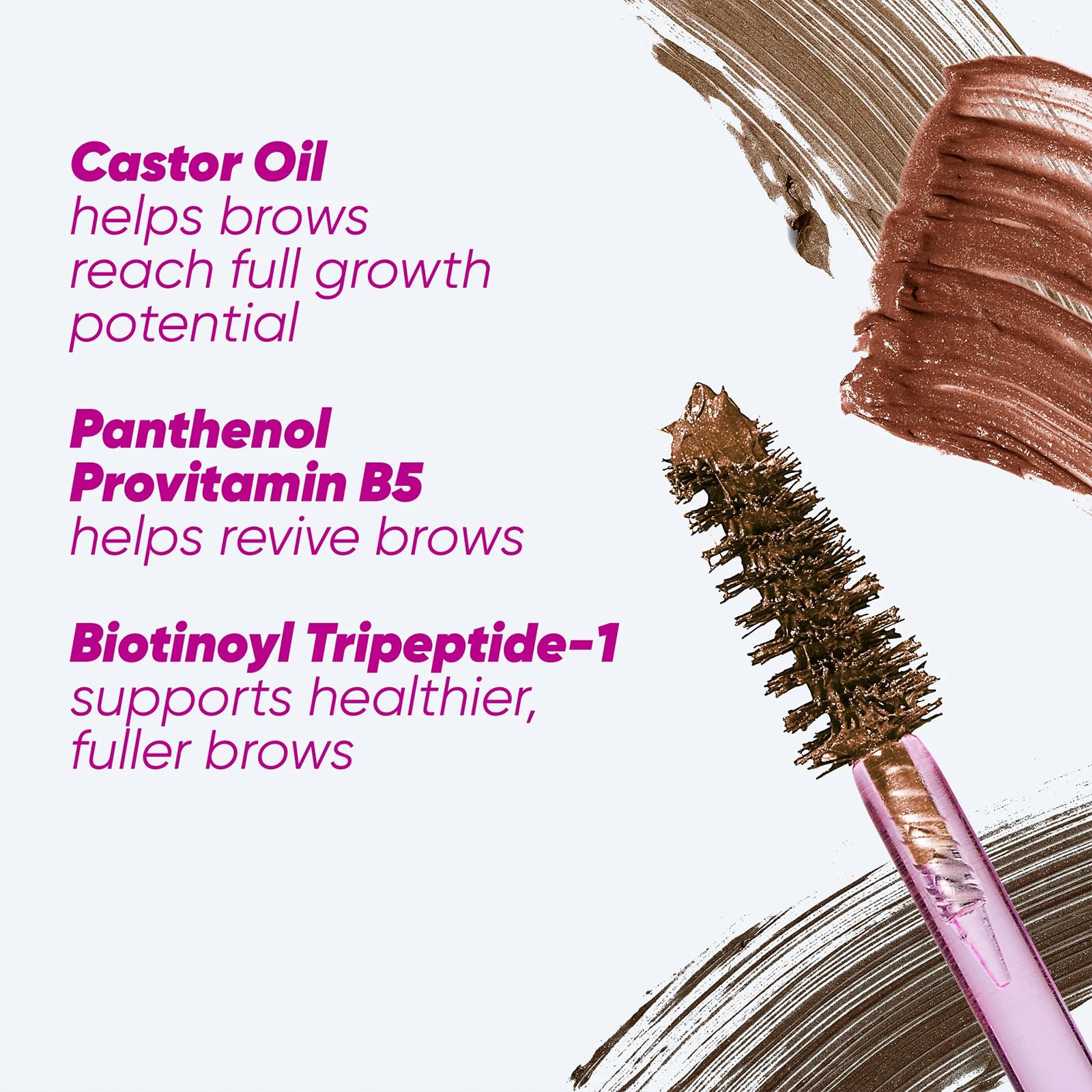 Kosas Air Brow Tinted Gel - Clean & Vegan Eyebrow Makeup for Fluffy, Full Brows | Long-Lasting Grey Tint | Perfect for Everyday Natural Look & Special Occasions