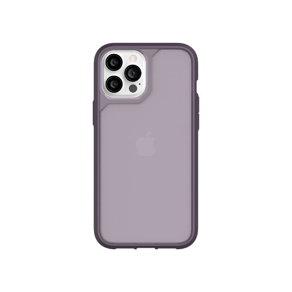 Shockproof iPhone 12/12 Pro Case - Survivor Strong Protective Cover in Purple/Lilac for Outdoor Adventures & Daily Use