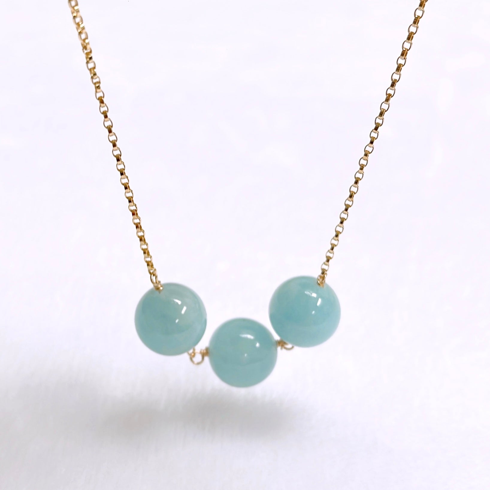 MADDI Aquamarine Necklace for Women - Elegant Blue Gemstone Jewelry Gift for Birthday, Anniversary & Special Occasions (N433)