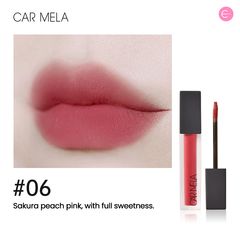 CARMELA Velvet Matte Lip Mud - Long Lasting Liquid Lipstick, Vegan & Cruelty Free, Highly Pigmented for Full Coverage - Perfect for Parties, Date Nights & Everyday Wear