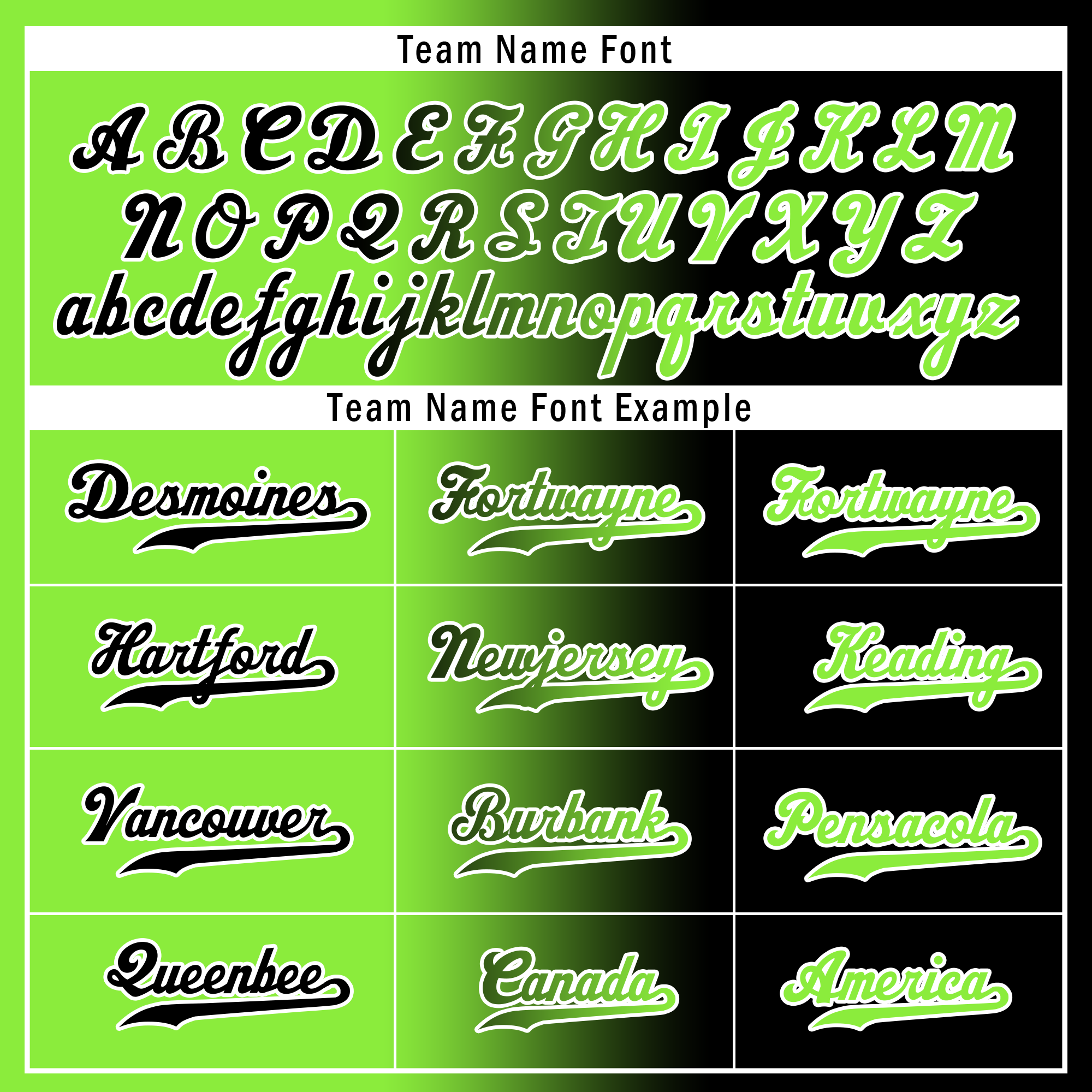 Custom Green Black Gradient Personalized Baseball Jersey - Authentic Fashion Sportswear BSBJ01 D0a709c for Baseball Games, Team Uniforms & Fan Apparel