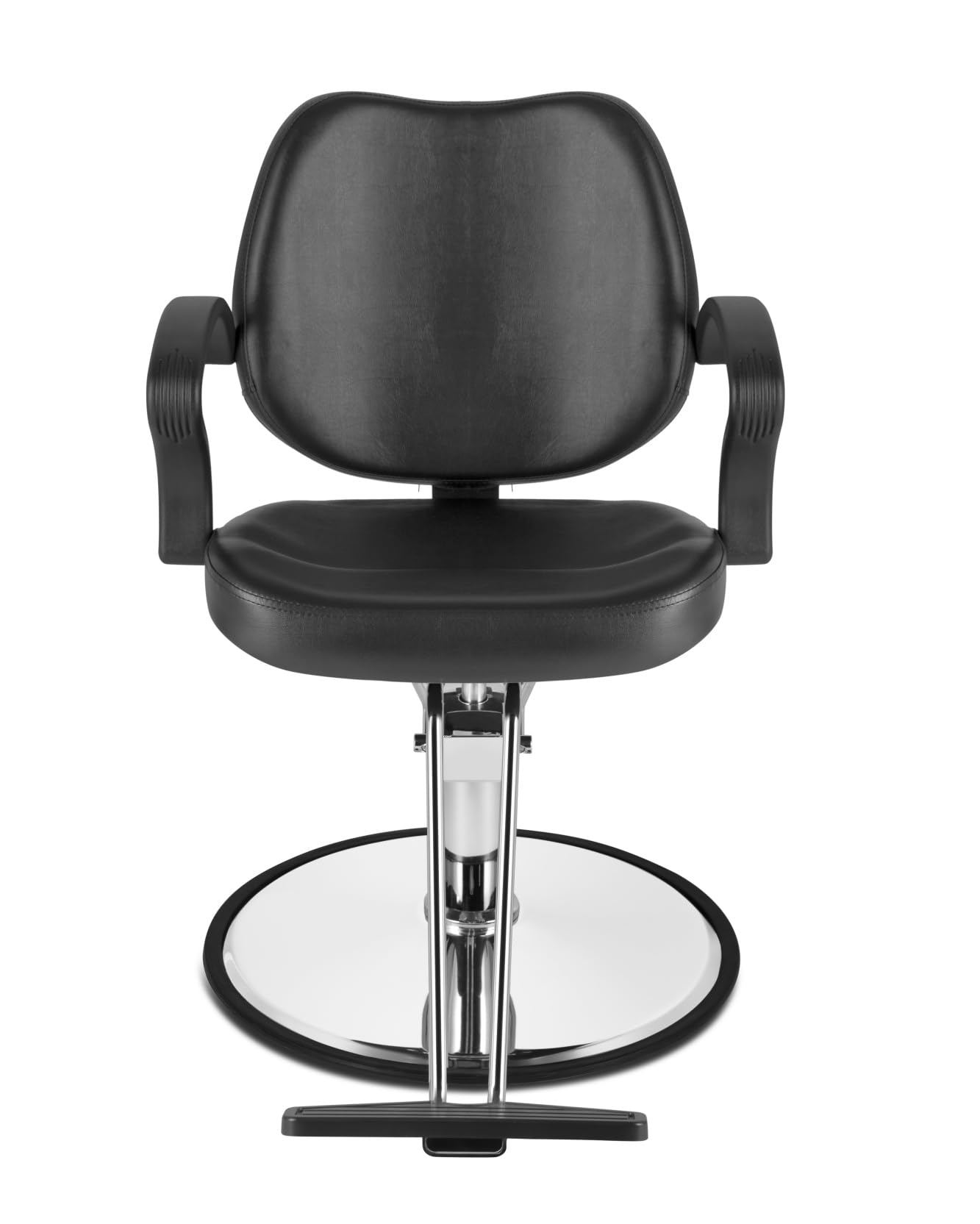 Professional Black Salon Chair - Heavy Duty Styling Barber Chair for Hair, Spa, Beauty & Tattoo Parlors | Adjustable Hydraulic Stylist Chair with Headrest & Footrest | Perfect for Salons, Barbershops & Tattoo Studios