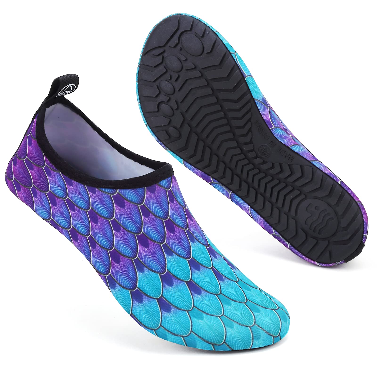 Best Water Shoes for Swimming - Barefoot Protection for Beach, Pool & Water Sports - Men & Women's Quick-Dry Aqua Socks (Ideal for Surfing, Kayaking, Snorkeling & Beach Walks)