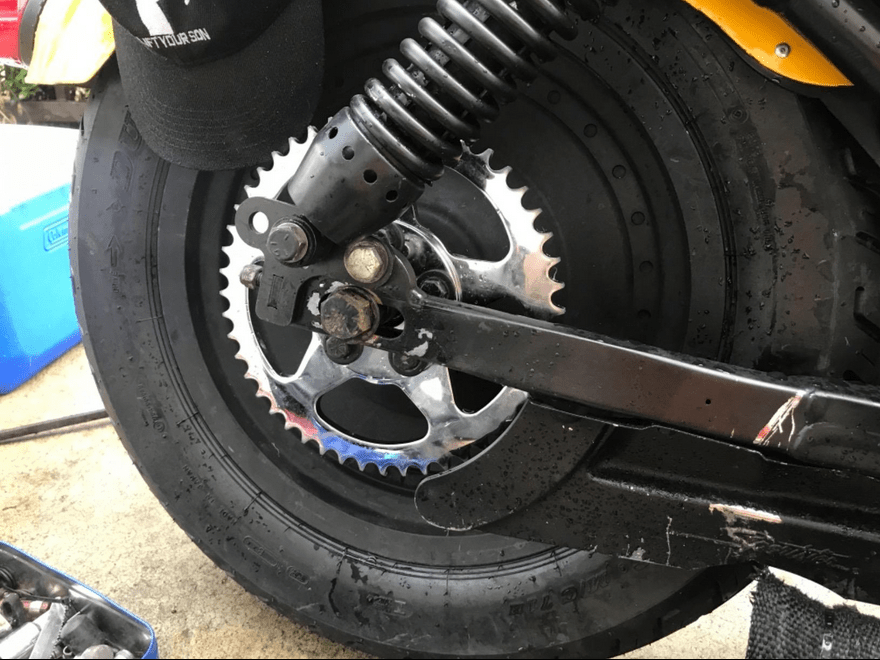 2004-2022 Harley Sportster XL 883 & 1200 Rear Chain Drive Conversion Sprocket Kit - High-Performance Motorcycle Upgrade for Custom Builds & Off-Road Riding