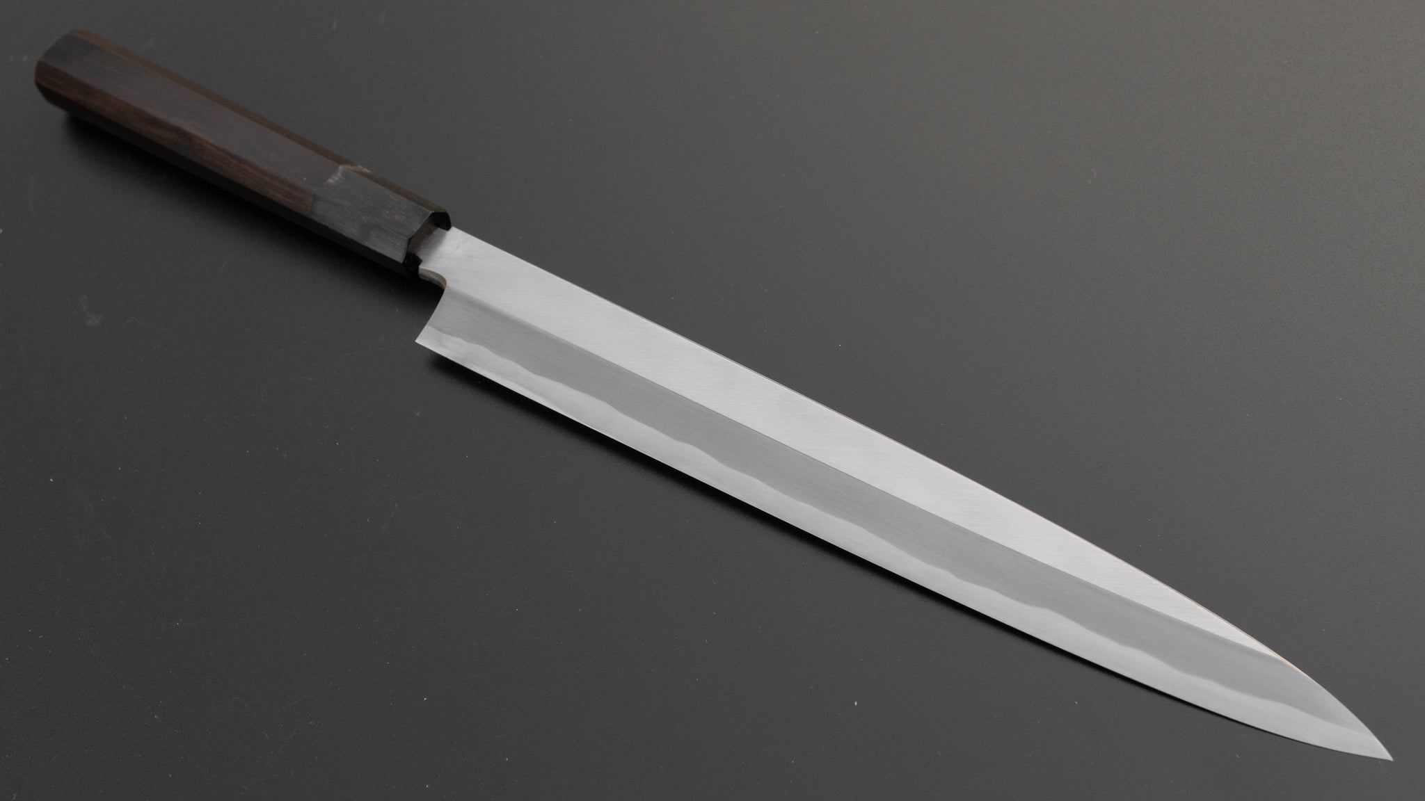 Premium Hitohira Togashi White #2 Yanagiba 270mm Sushi Knife with Ebony Wood Handle & Saya - Japanese Chef Knife for Sashimi, Sushi Making & Professional Kitchen Use