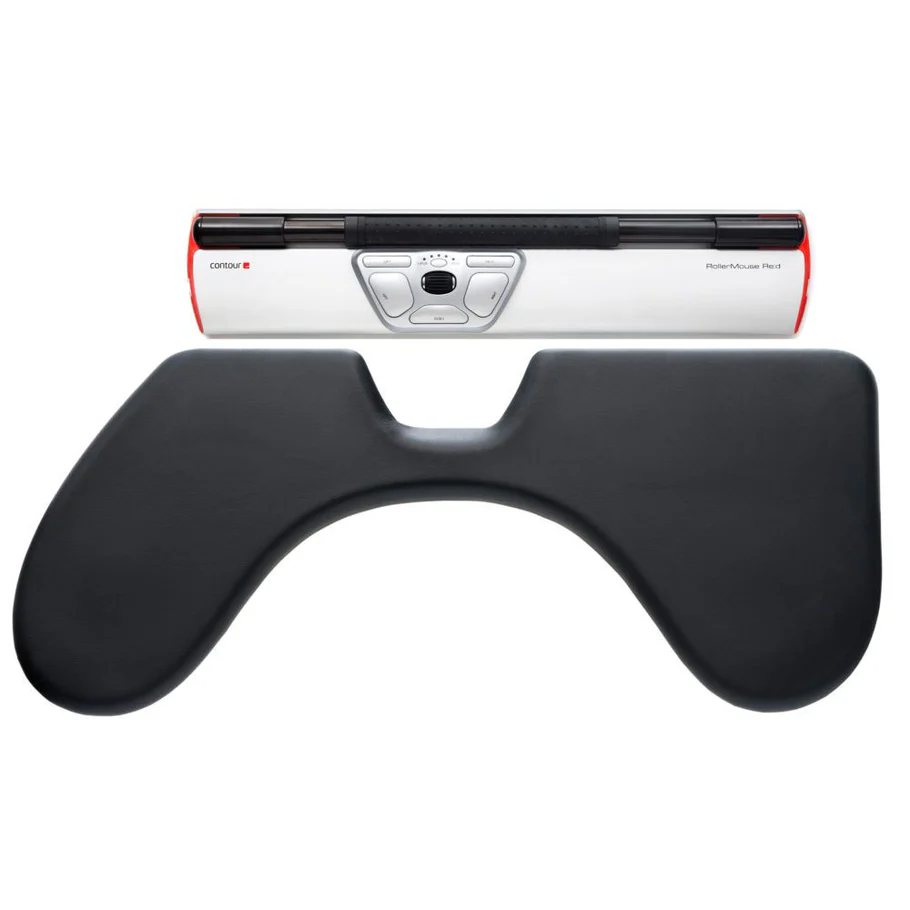 Contour RollerMouse Red Max - Ergonomic Vertical Mouse for Pain-Free Computing | Ideal for Office, Gaming & Graphic Design