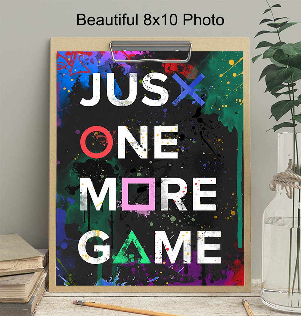 Remote Control Gaming Posters - Man Cave & Playroom Wall Art for Gamers