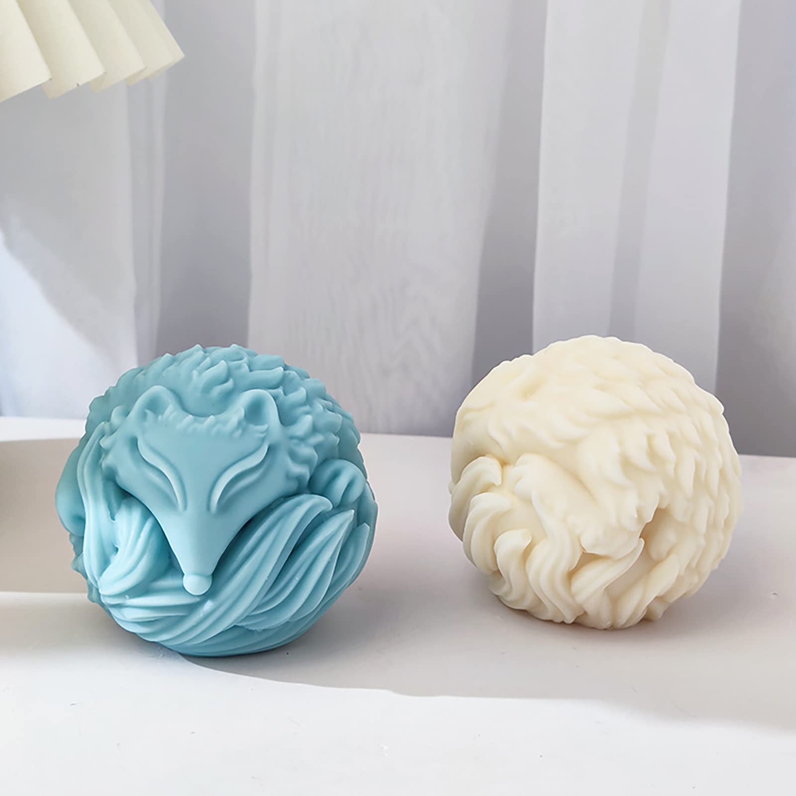 Fox Resin & Silicone Animal Molds - 3D Fox & Candle Molds for Soap & Candle Making - DIY Craft, Home Decor, Gift Making, Bath & Wax Creations