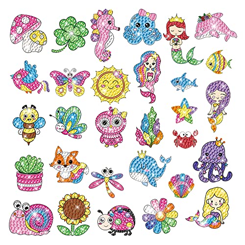 Mermaid Diamond Painting Stickers