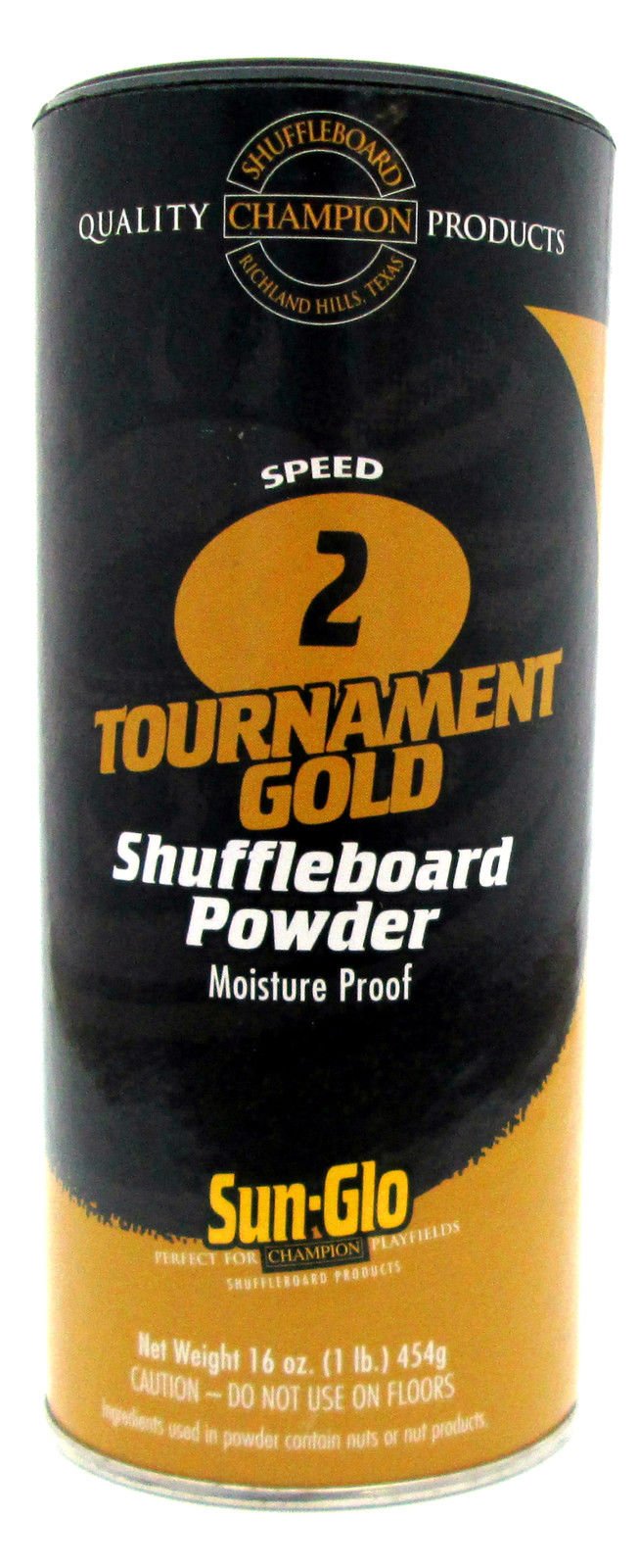Sun-Glo #2 Speed Shuffleboard Powder Wax - 1 Pack | Premium Table Shuffleboard Wax for Smooth Gliding | Perfect for Bars, Game Rooms & Competitive Play