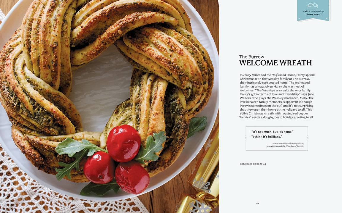 Harry Potter Official Christmas Cookbook - Magical Holiday Recipes for Wizards & Muggles | Perfect for Christmas Baking, Gift Giving & Harry Potter Themed Parties