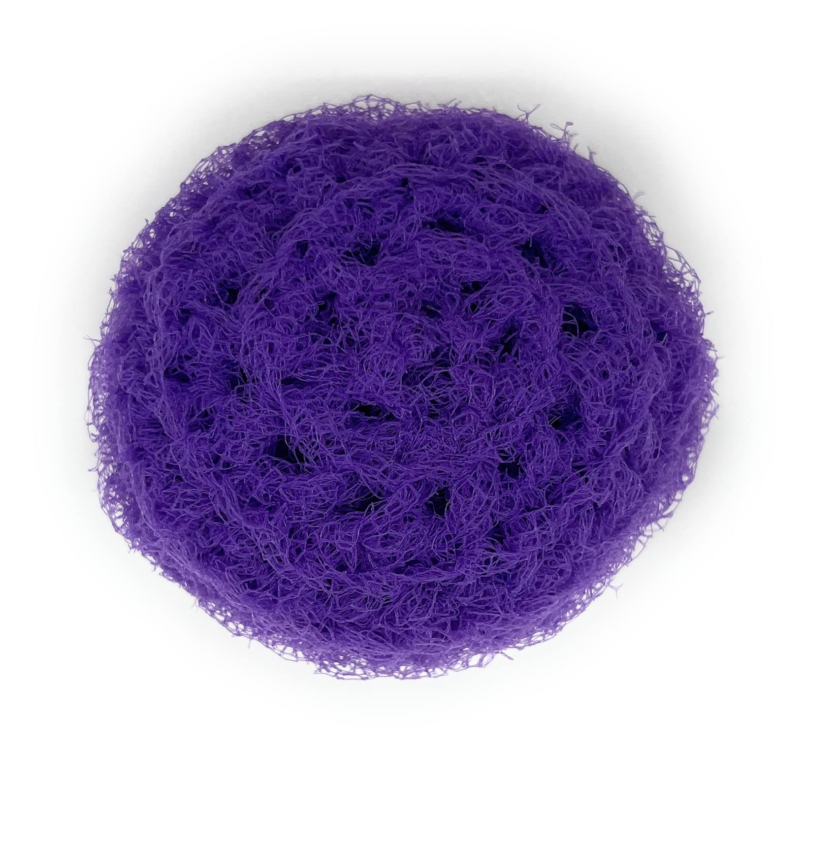3 Pack Purple Nylon Net Dish Scrubbies - Durable Kitchen Sponges for Pots, Pans & Dishes - Eco-Friendly Cleaning Pads for Tough Stains