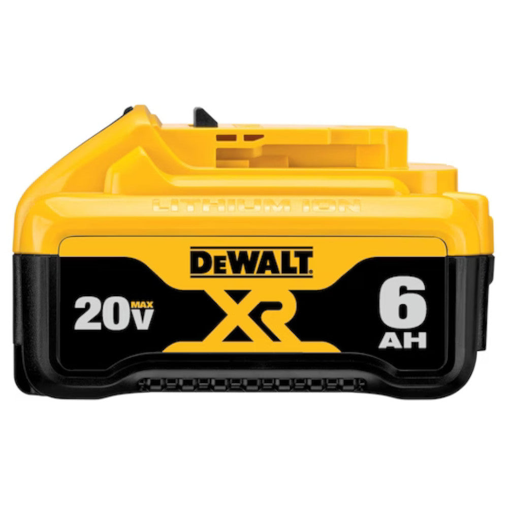 DEWALT 20V MAX XR 6Ah Lithium-Ion Battery Pack - Power Tools Replacement Battery for Drills, Saws & More - Long-Lasting Performance for Professional & DIY Projects