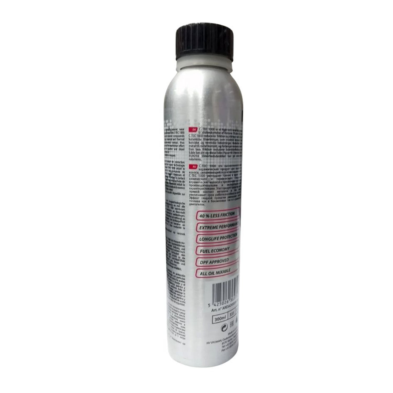Ardeca C TEC 1000 High Performance Ceramic Oil Additive - Engine Protection & Friction Reducer for Cars, Trucks & Motorcycles | Improve Fuel Efficiency & Extend Engine Life